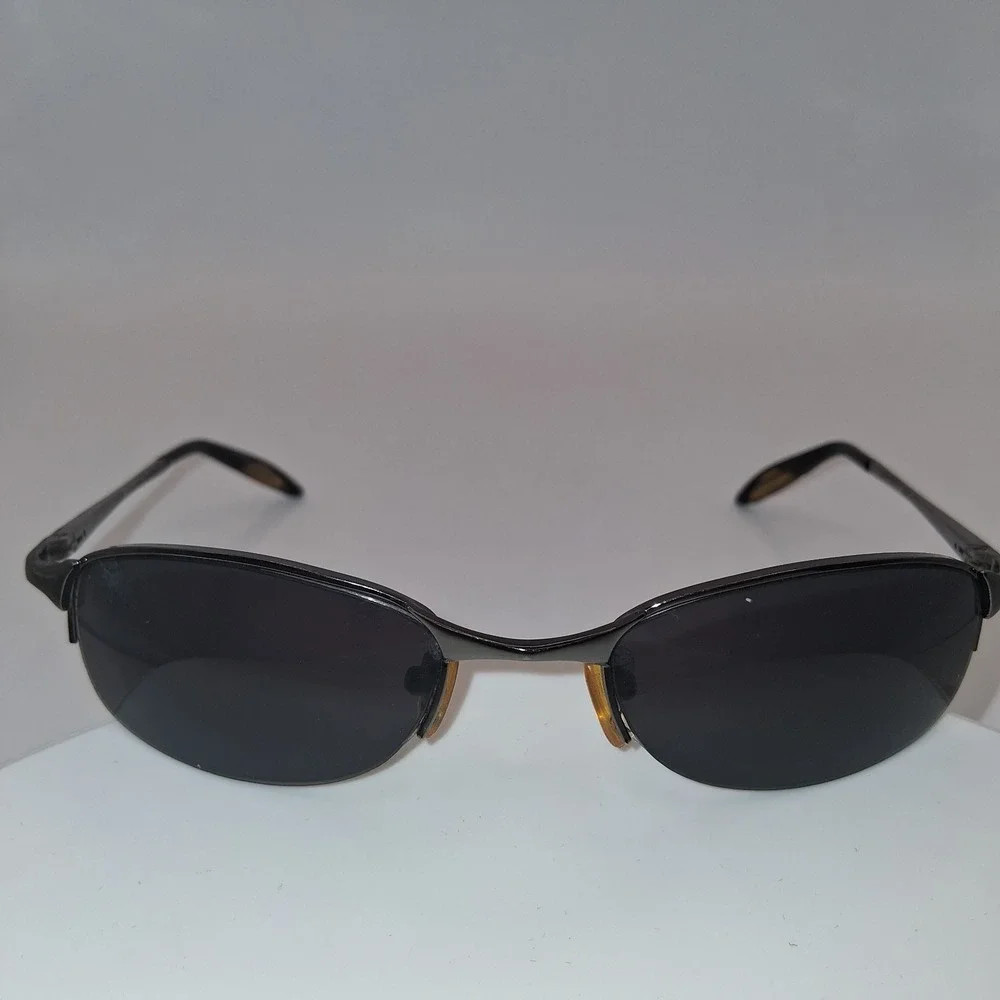 SUNGLASSES MADE IN ITALY 52-18-134 METAL HALF RIM